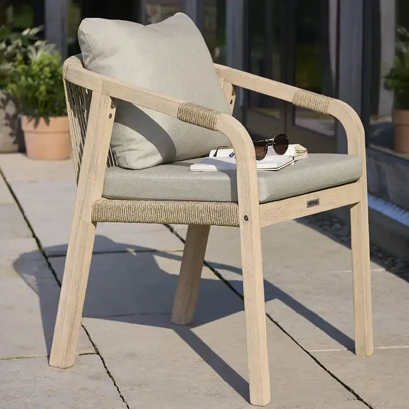 Cora Woven Rope Dining Chairs – Set Of Two 1