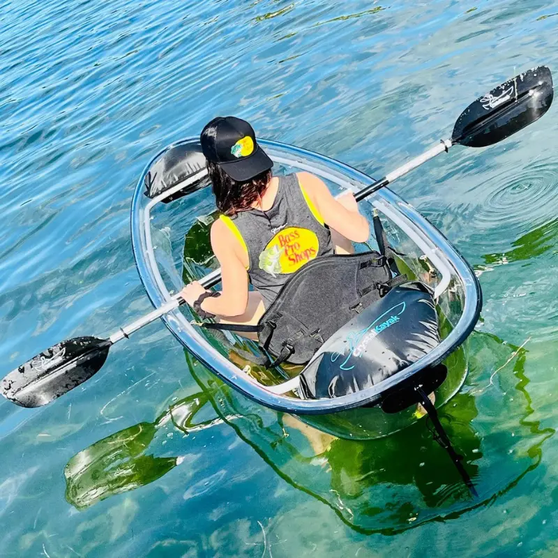 Crystal Kayak Sit-On-Top Recreation Model – Lightweight & Stable Design 1