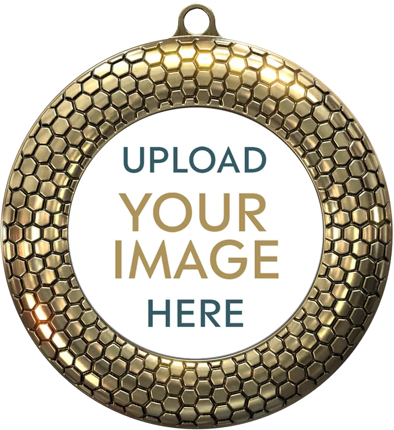 Custom Snake-Design Insert Medal 1