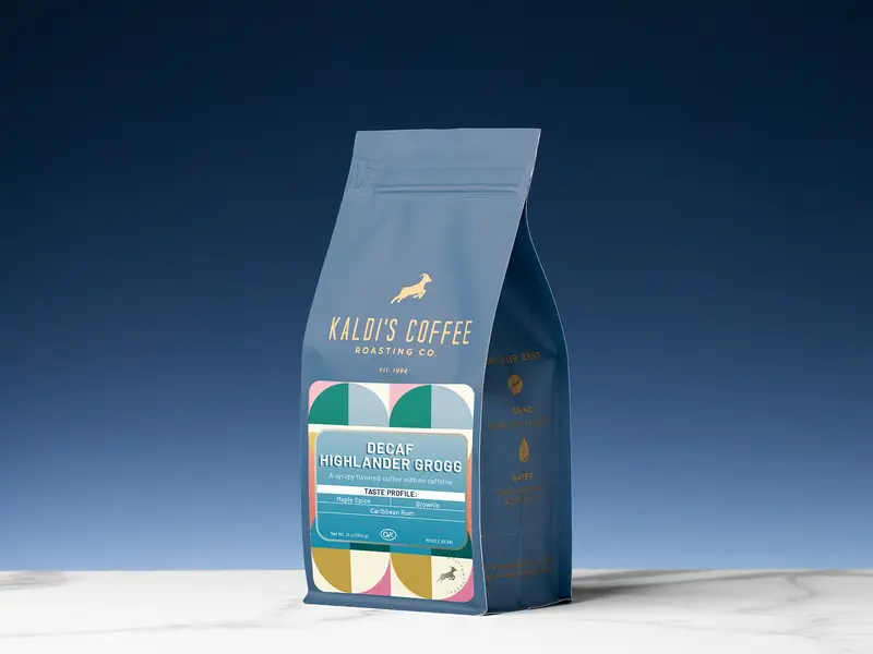 Decaf Highlander Grogg Flavored Coffee 1