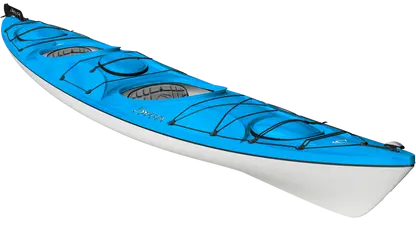 Delta Kayak Traverse 17.5T Blue Rudder Used 1