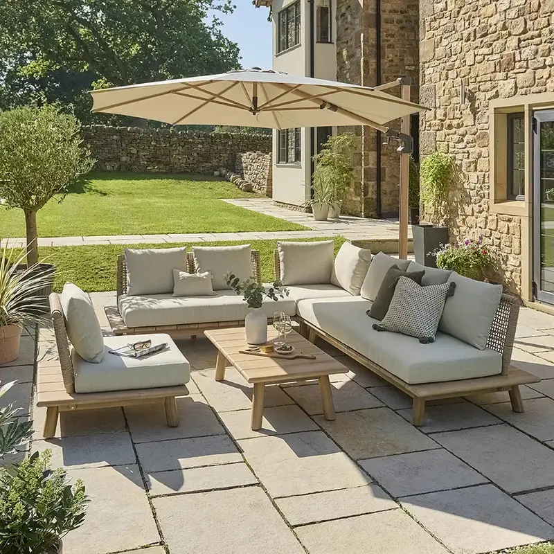 Denver Modular Corner Lounge – Flexible Outdoor Seating 1