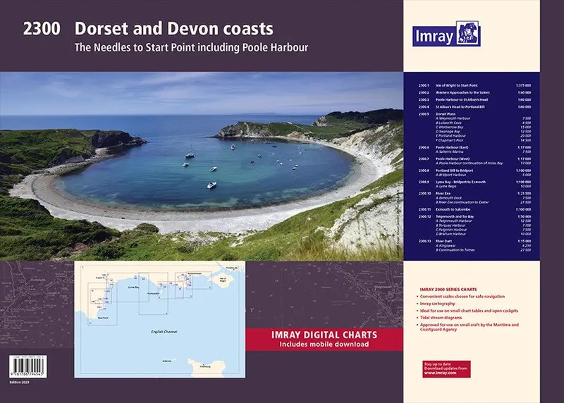 Dorset & Devon Coastline Nautical Chart Bundle 1