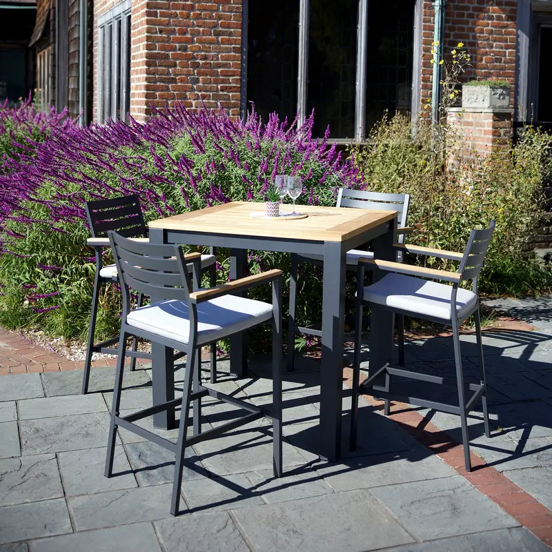 Elba 5-Piece Bar Height Dining Set With Arm Chairs 1