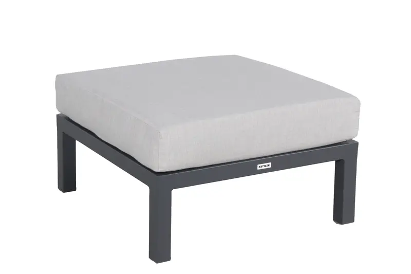 Elba Aluminum Lounge Ottoman With Removable Cushion 1