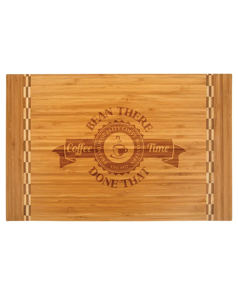 Extra-Large Charcuterie Board Featuring Butcher Block Inlay Accent 1