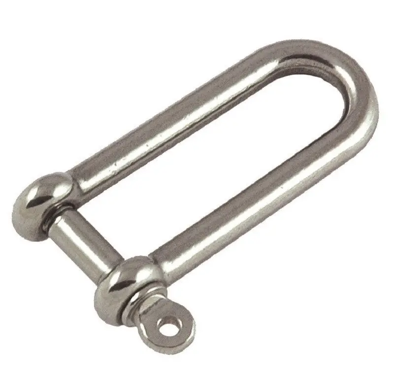 Extra-Long Stainless Steel D-Shackles For High-Clearance Rigging 1