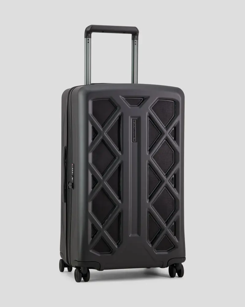 Feather Flight 80/90L Check-In Spinner Luggage In Black Stingray 1