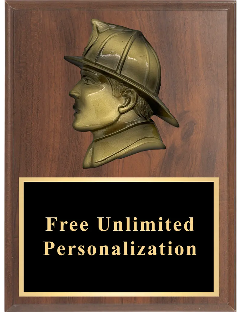 Firefighter Recognition Plaque 1