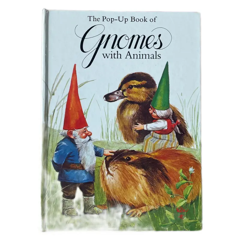 First Edition 1983 Pop-Up Book: 'The Gnomes' By Poortvliet & Huygen – Illustrated Forest Folk Classic 1