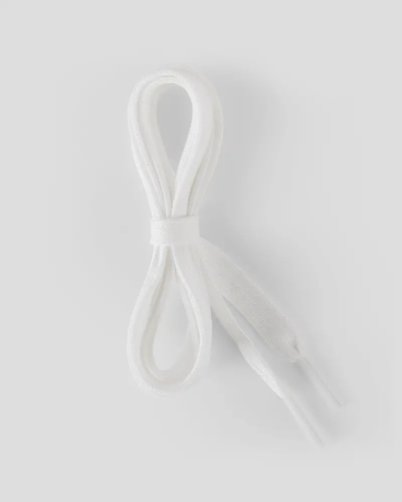 Flat Replacement Shoe Laces – White, Pack Of Spare Laces 1