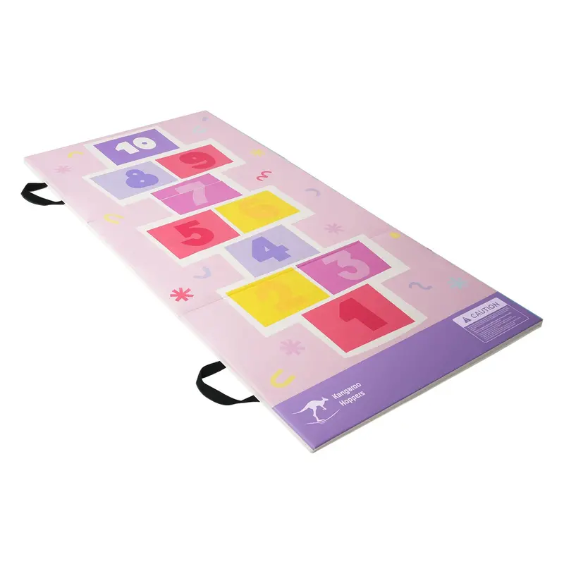 Foldable Hopscotch Play Mat – Space Rocket Or Candyland Theme 1