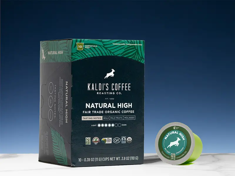 Fto Certified Natural High Altitude Coffee Pods (10 Count) 1