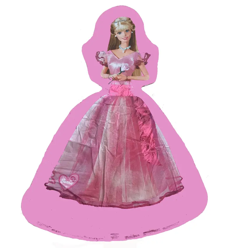 Glamour Princess Barbie Balloon – Sparkling 40" Super-Shape Birthday Celebration Piece 1