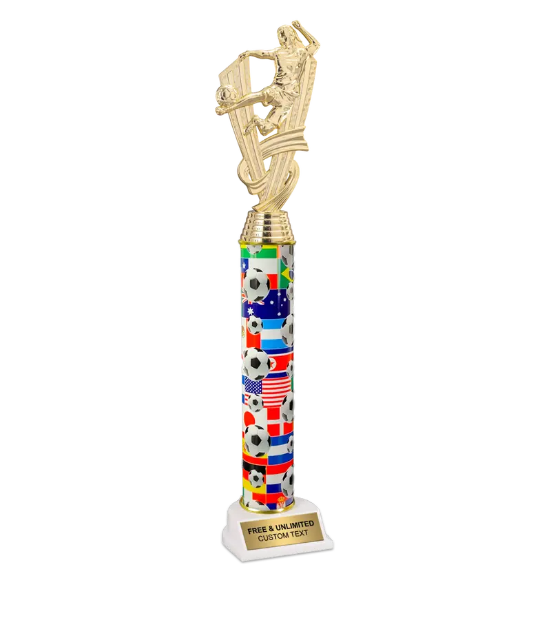 Global Flag Soccer Victory Trophy 6