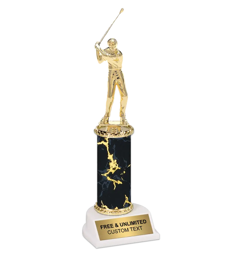 Golf Swing Trophy – Elegant Sport Performance Award 11