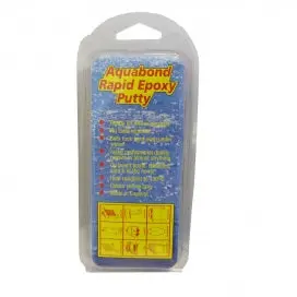 Grey Aquabond Rapid Epoxy Putty – 2×57G Sticks, Fast-Curing Marine Repair 1