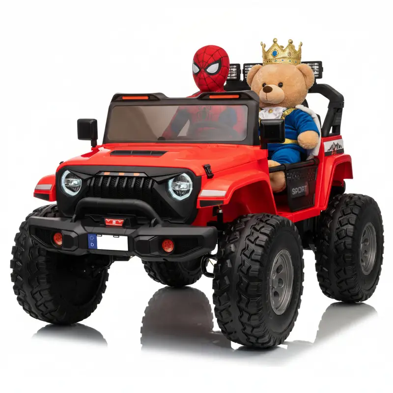 Havoc 2.0 Lifted 2-Seater Jeep Ride-On – Quad-Motor 24V Power, Eva Tires & Customizable Led Kit 2
