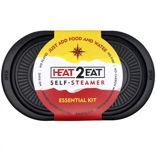 Heat2Eat Self Steamer Essential Kit – Regular Size (2 Heat Stones) 1