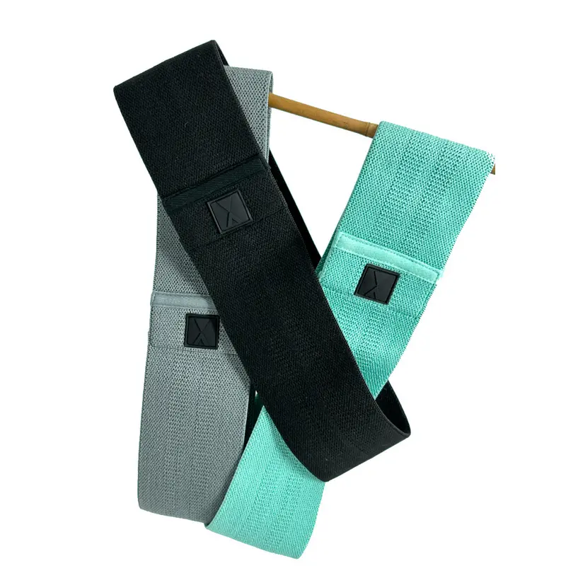Heavy-Duty Fabric Resistance Band Set (3-Pack) – Non-Slip Leg & Glute Training Bands 1