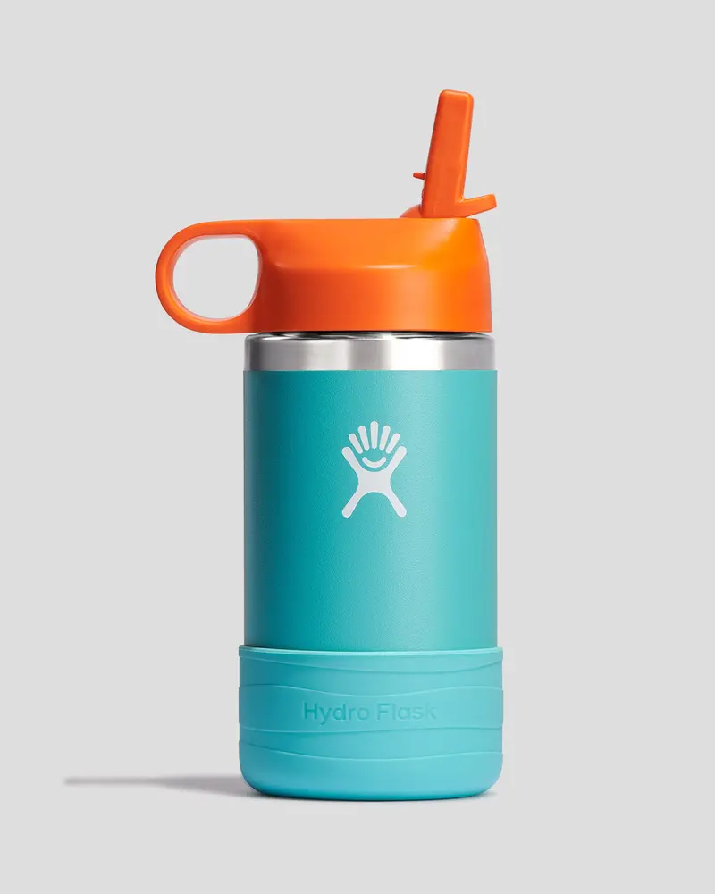 Hydro Flask Kids Wide Mouth Water Bottle – 354Ml Seaspray Blue 1