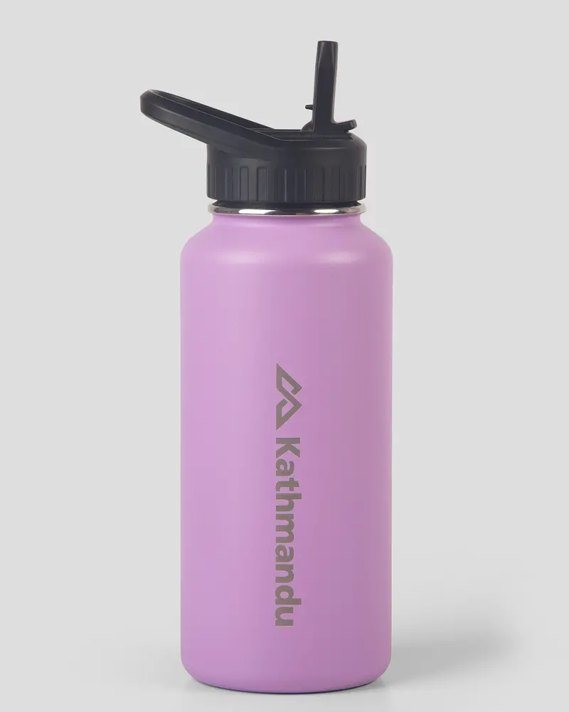 Insulated Straw Lid Bottle – 950Ml, Zen Design 1