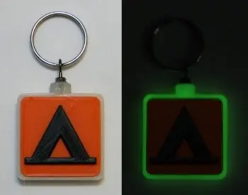 Kawartha Highlands Orange Tent Keychain 1