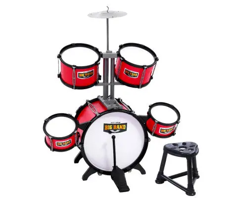 Keezi 7-Piece Junior Drum Kit For Young Musicians 1