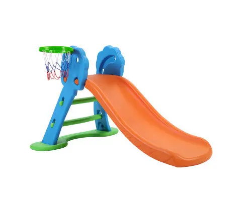 Keezi Slide With Integrated Basketball Hoop & Ladder Base – Durable Playground Equipment 1