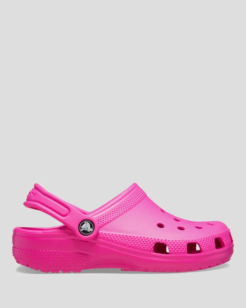 Kids' Crocs Classic Clog In Pink Crush 1