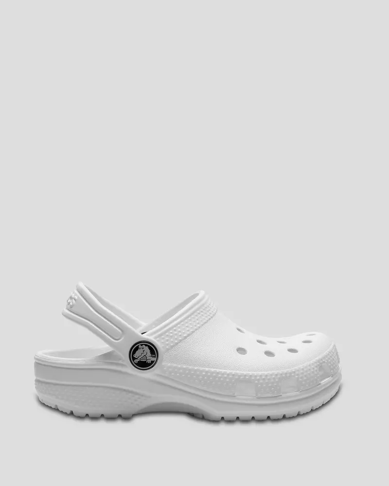 Kids' Crocs Classic Clog In White 1