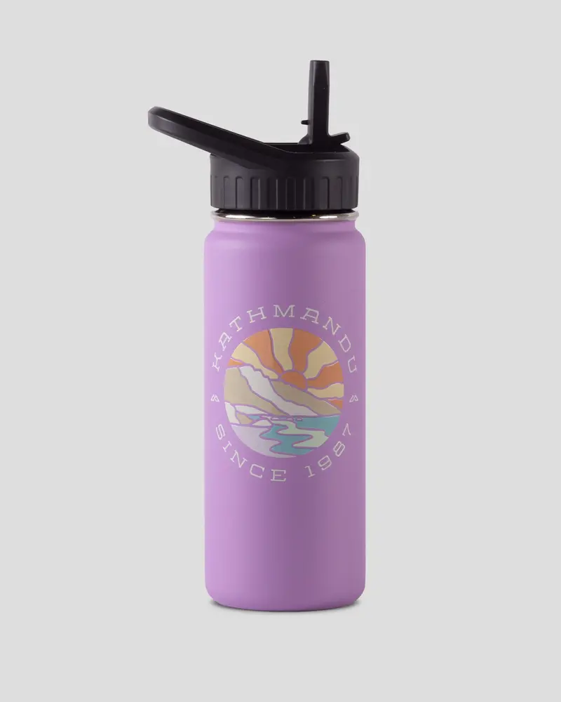 Kids' Straw-Lid Insulated Water Bottle – 530Ml Zen 1