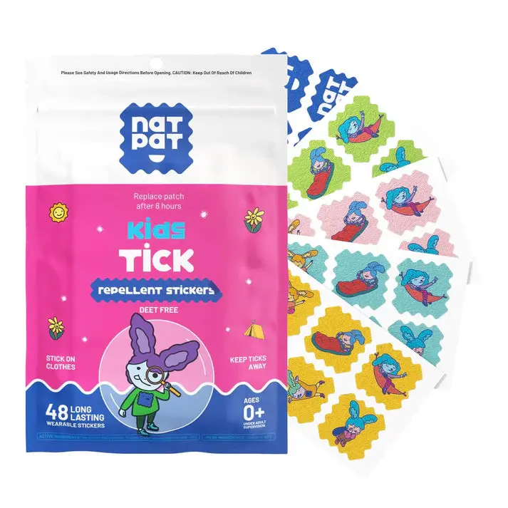 Kids' Tick-Repelling Stickers 1