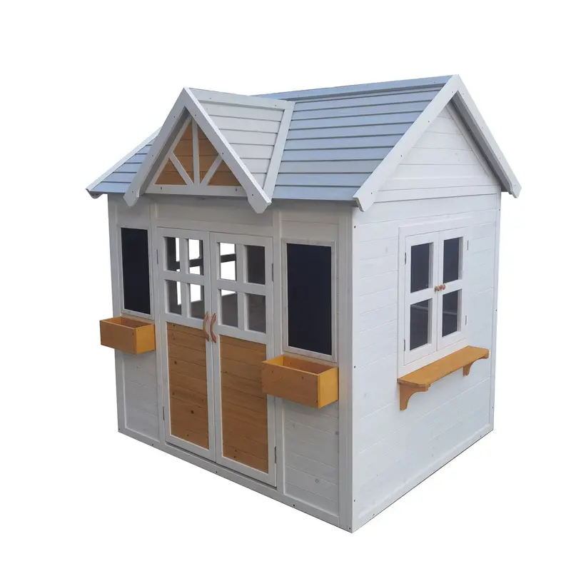 Kidzshack Country Shack Rustic-Style Cubby 1