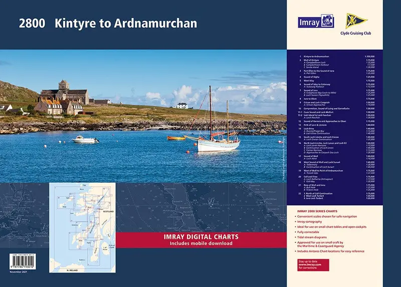 Kintyre To Ardnamurchan Cruising Chart Set 1