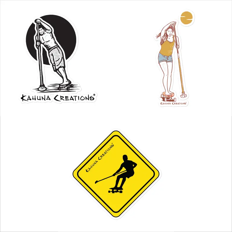 Land Paddle Sticker Bundle – 3-Piece Set 1