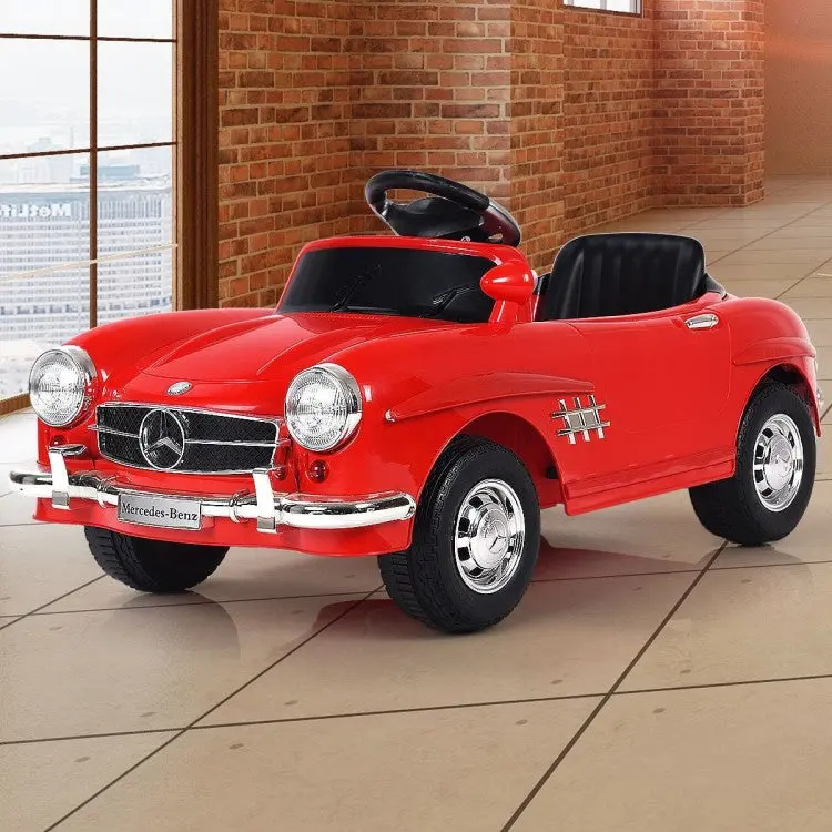 Licensed Mercedes-Benz 6V Electric Ride-On Car For Kids With Parental Remote Control 1