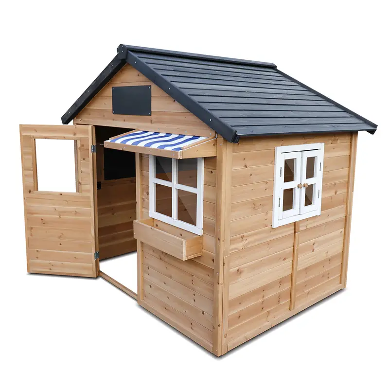 Lifespan Aberdeen Wooden Cubby House – Compact Outdoor Play Space For Kids 1