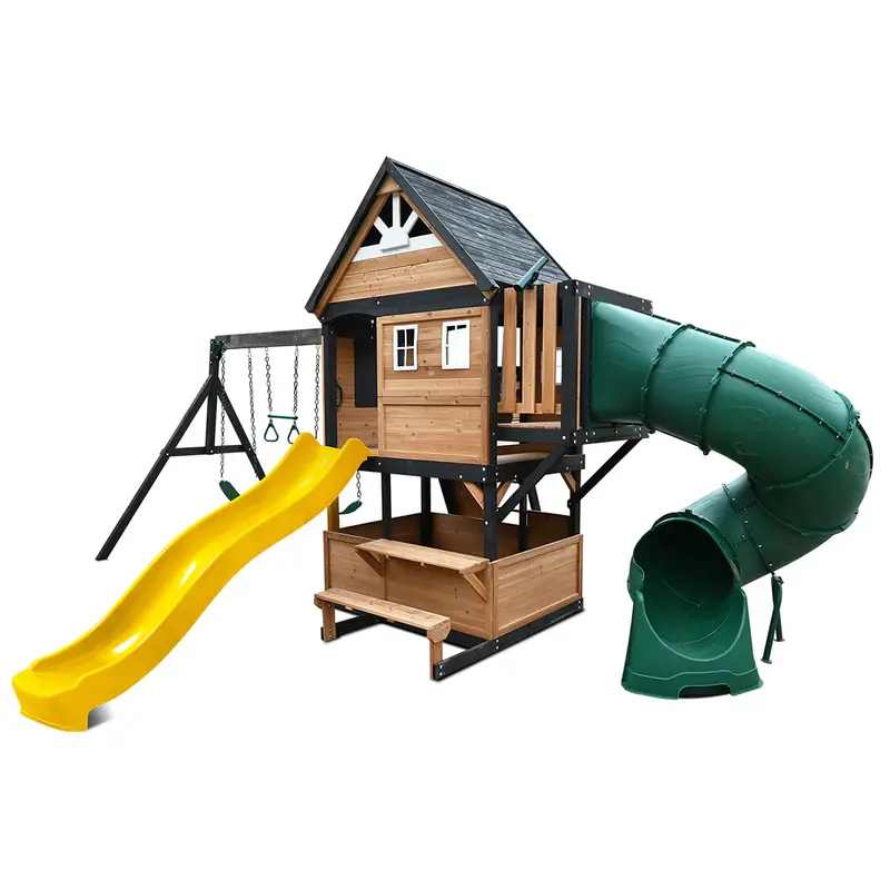 Lifespan Kids Claremont Swing & Slide Combo – Vibrant Yellow Design 1