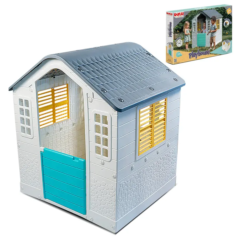 Lifespan Kids Dolu Outdoor Playhouse – Modern Grey Design 1