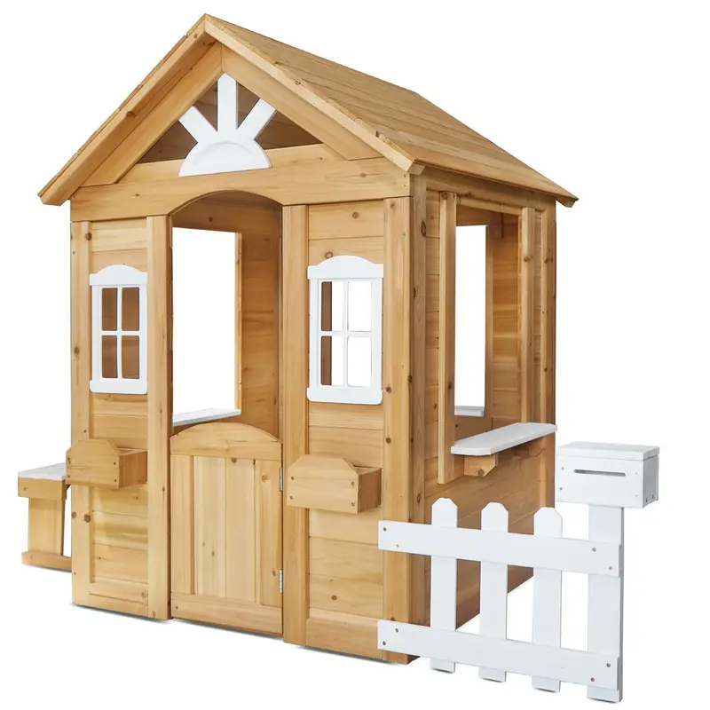 Lifespan Kids Teddy Cubby House – Natural Timber Finish (V2) 1