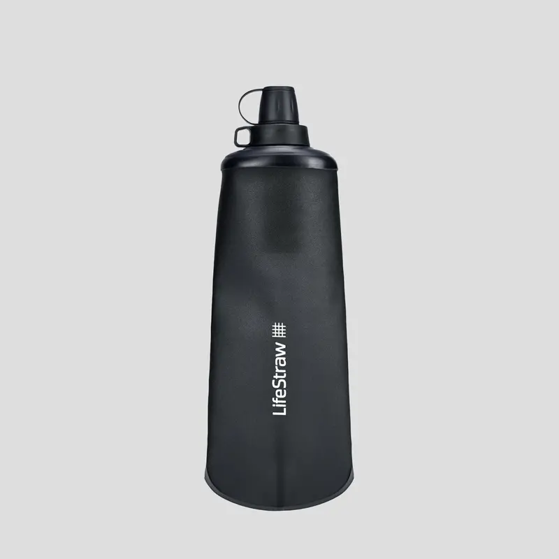 Lifestraw Peak Squeeze Filtration Bottle – 1L In Dark Grey 1