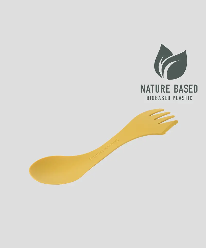 Light My Fire Original Spork – Durable Nylon In Yellow 1