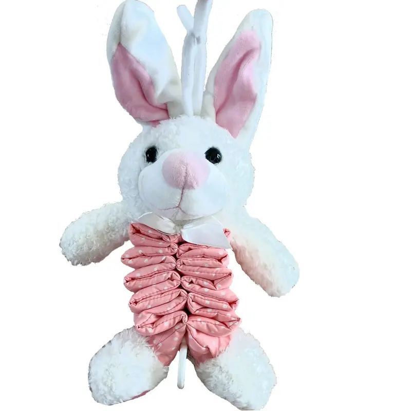 Little Suzy’S Zoo Lulla Bunny Musical Plush – Vintage 16" Infant Soother Toy With Accordion Pull 1
