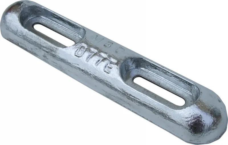 M.G. Duff General-Purpose Zinc Hull Anode – Bolt-On Design 1