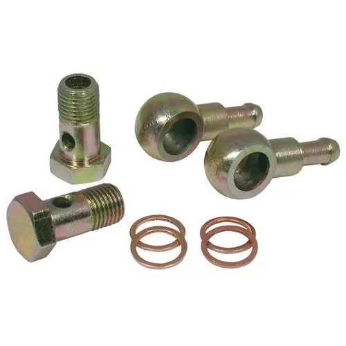 M14×3/8 Swivel Connector Kit – Rotating Fuel Or Hydraulic Line Fitting 1