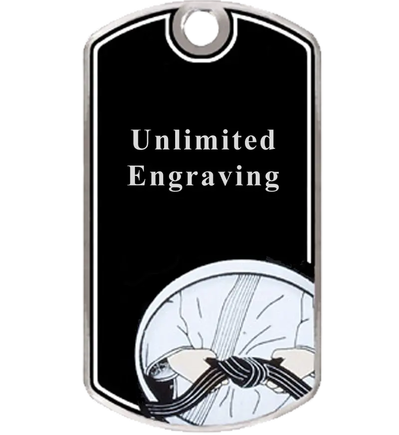 Martial Arts-Inspired Dog Tag 1