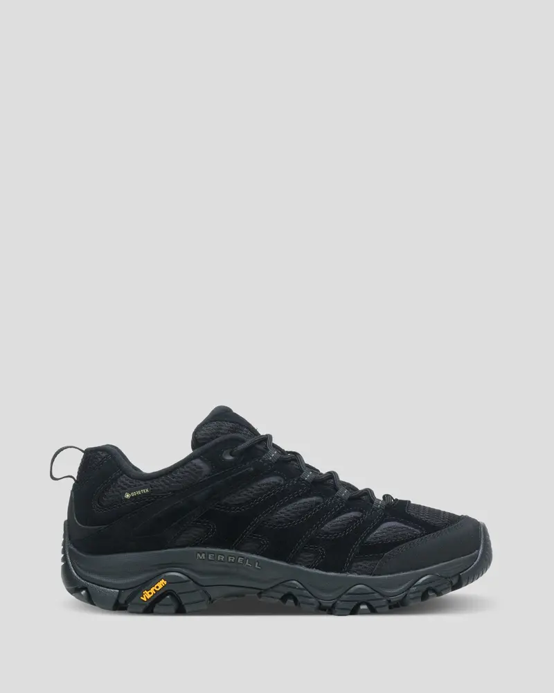 Men'S Merrell Moab 3 Waterproof Hiking Shoes – Black/Black 1