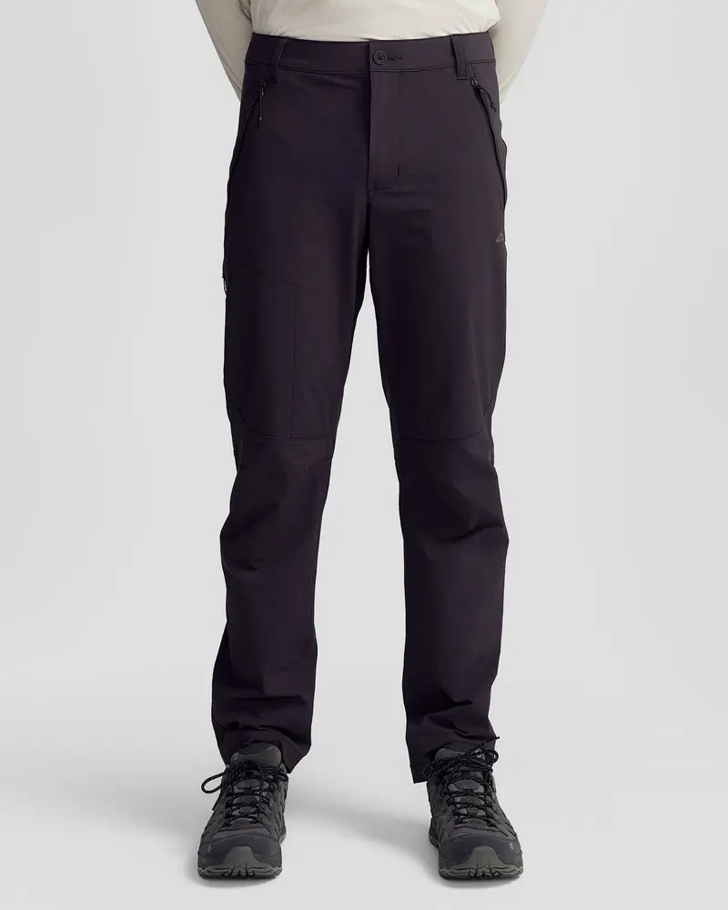 Men'S Ridge Technical Hiking Pants In Black Stingray 1