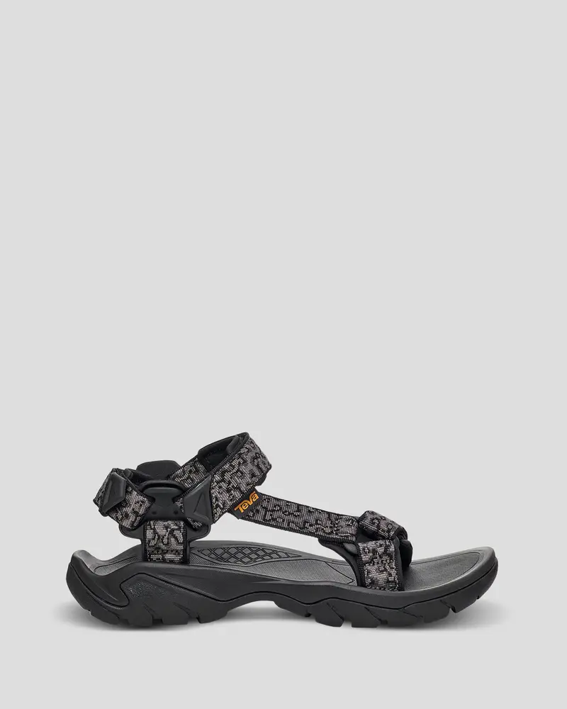 Men'S Teva Terra Fi 5 Universal Sandals In Magma Black Grey 1